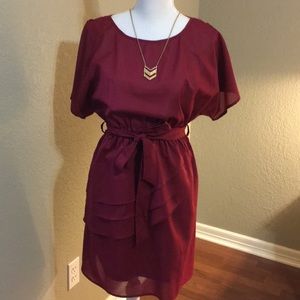 Maroon dress